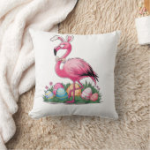 Coussin Easter Flamingo T-Shirt (Couverture)
