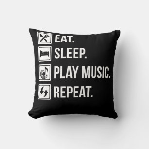 Coussin Eat Sleep Play Music