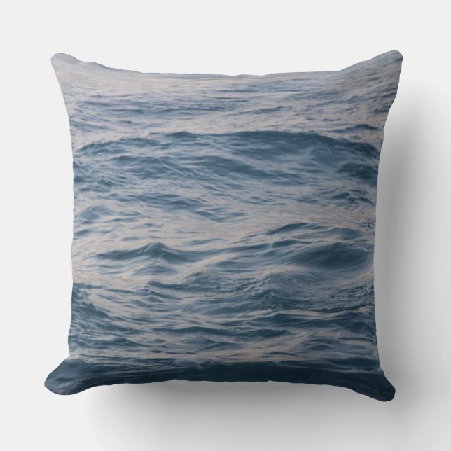 Coussin Eau de mer de près  (Recto)