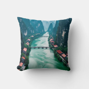 Coussin Eaux et sommets tranquilles - Evasion Pittoresque