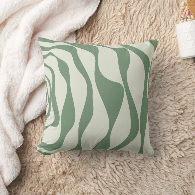 Coussin Ebb et flux 4 en vert (Couverture)