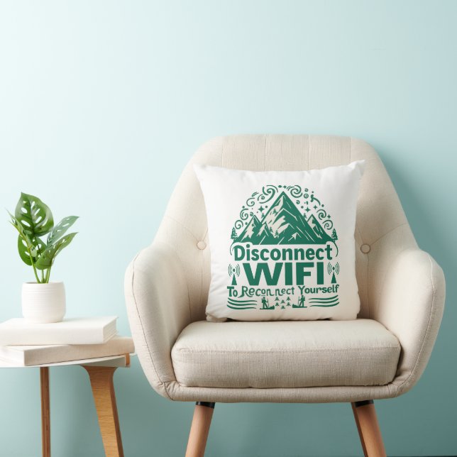 Coussin Échapper à la reconnaissance numérique avec la nat (Chaise)