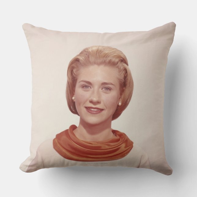 Coussin Écharpe de port de femme (Recto)