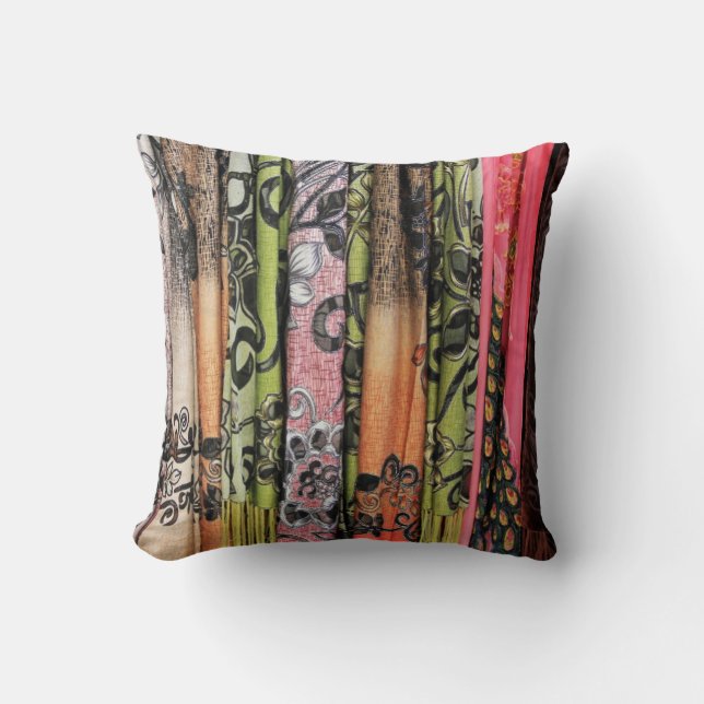 Coussin Écharpes réversibles multicolores en Israël Coussi (Recto)