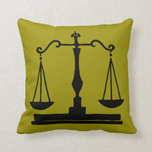 Coussin Échelles de justice