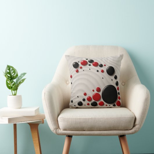 Coussin Écho Urbain Ondulé 3D (Chaise)