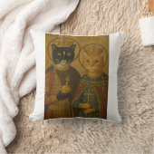 Coussin Échos de l'Empire en fourrure et soie (Couverture)