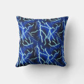 Coussin Éclair Électricité Tonnerre Ciel nocturne (Verso)