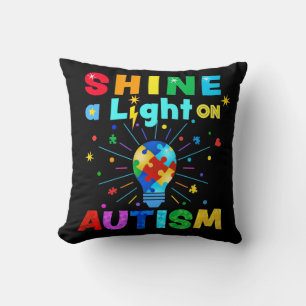 Coussin ÉCLAIREZ d'une lumière l'autisme