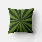 Coussin Éclat de couleur - Vert olive (Verso)