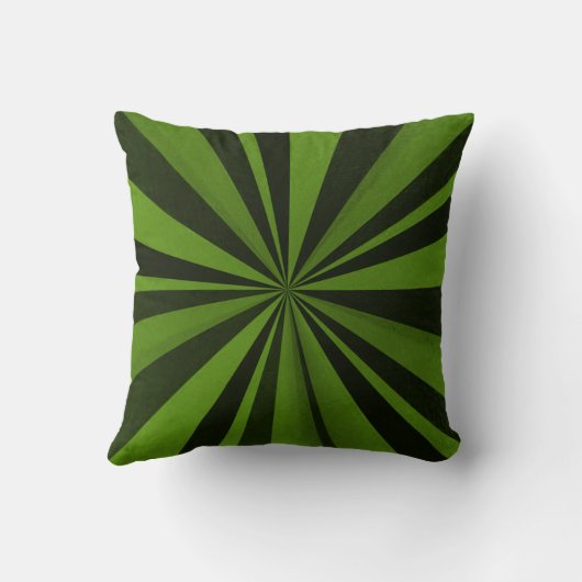 Coussin Éclat de couleur - Vert olive (Verso)