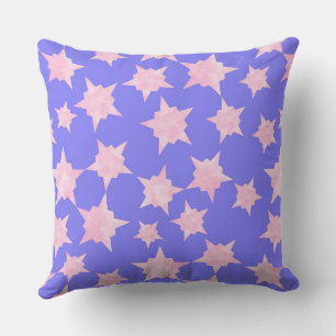 Coussin Éclatement cosmique rose