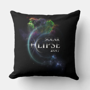 Coussin Éclipse solaire 2017