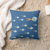 Coussin École de Poisson Planète Organique Jeu d'Oreiller (Couverture)