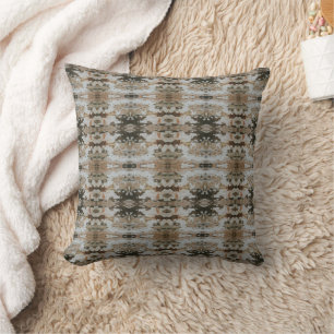Coussin Écorce d'arbre d'eucalyptus photo en gros plan ave