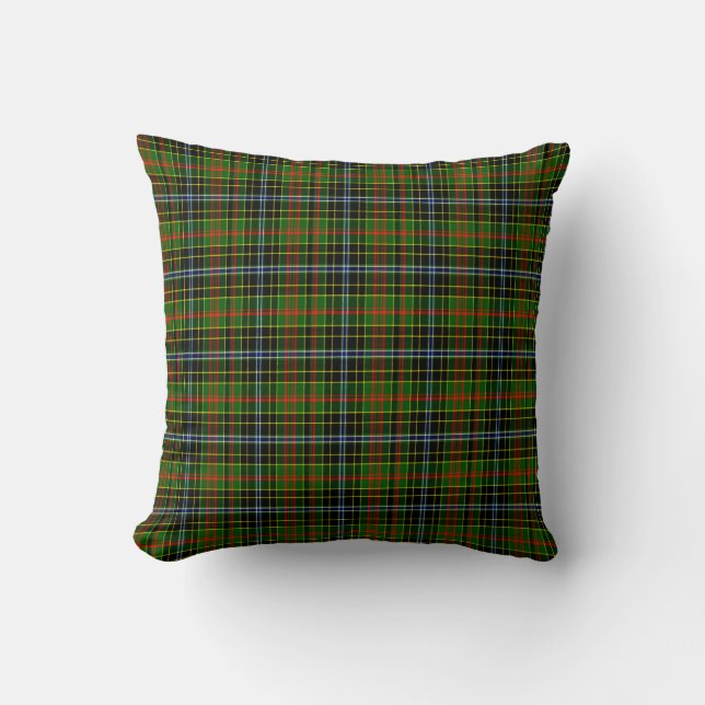 Coussin écossais de tartan de Caldwell (Recto)