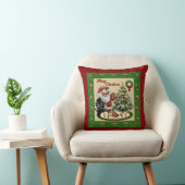 Coussin Ecosse et Père Noël (Chaise)