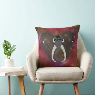 Coussin Ecouter les éléphants au Cosmos