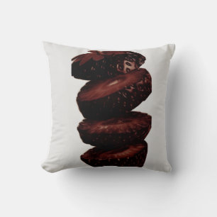 Coussin Ecouteur à lancer design fraise - doux et élégant