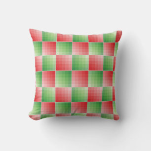 Coussin Ecrans verts et rouges