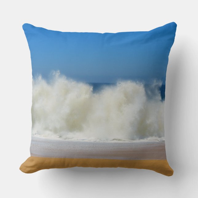 Coussin Écrasement des vagues océaniques Lancer des oreill (Recto)
