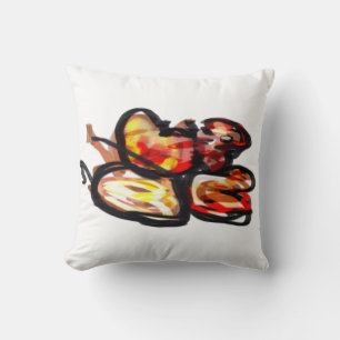 Coussin Écureuil coucher de soleil joie d'automne