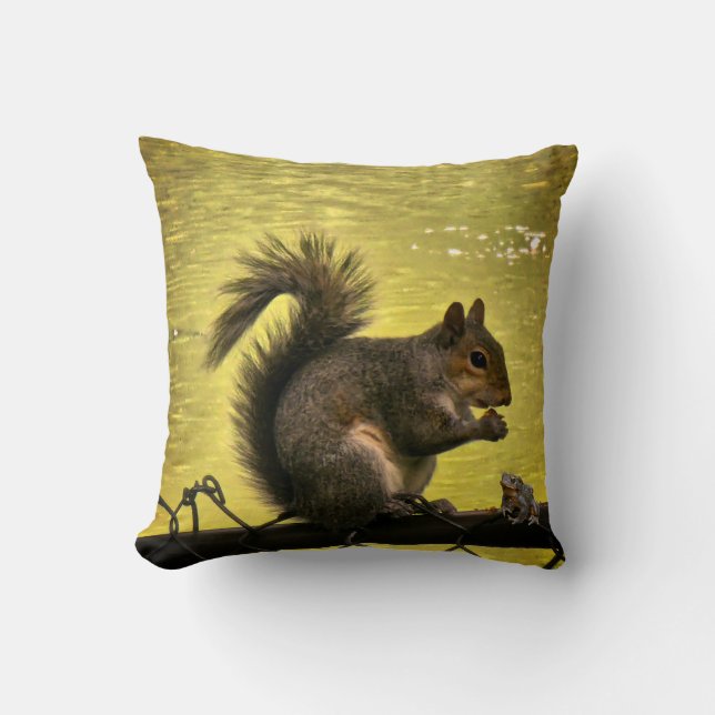 Coussin Écureuil gris de l'Est (Sciurus carolinensis)  (Recto)