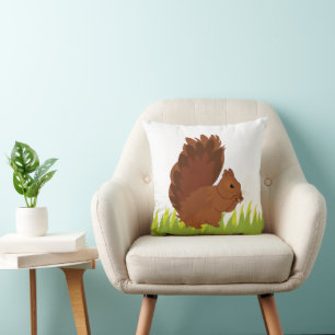 Coussin Écureuil Mignon Animal