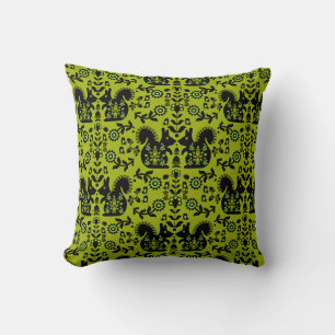Coussin Écureuil Nordic Scandinave Folk Art