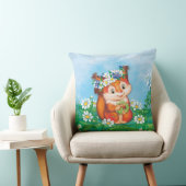 Coussin écureuil orange (Chaise)