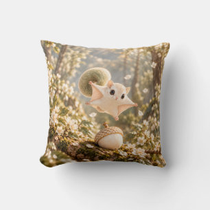 Coussin Écureuil volant ivoire Acorn Blossom Woodland