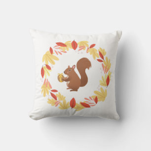 Coussin Écureuils automnes