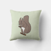 Coussin Écureuils avec des noix (Verso)