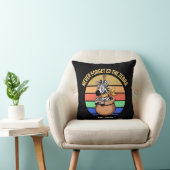 Coussin Ed Le Zèbre Capturé Retro Stripes Drôle Design (Chaise)