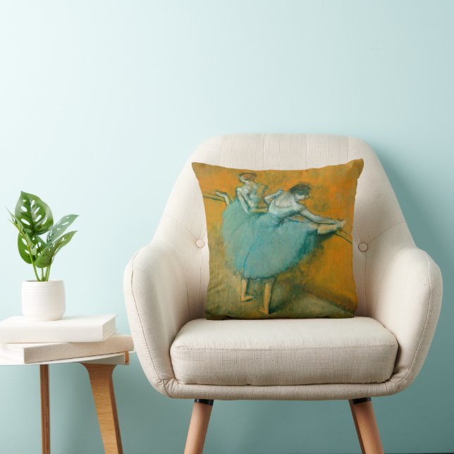 Coussin Edgar Degas Danseuses à la barre Impression : Art  (Chaise)