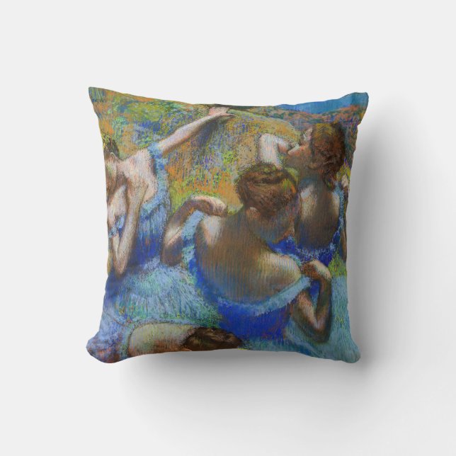 Coussin Edgar Degas - Danseuses bleues (Recto)