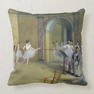 Coussin Edgar Degas   le foyer de danse à l'opéra