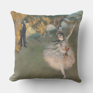 Coussin Edgar Degas   L'étoile ou la danseuse sur scène