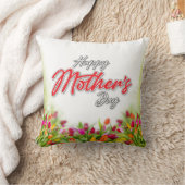 Coussin Édition élégante de la fête des mères modifiable (Couverture)