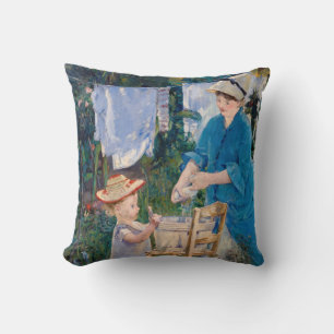 Coussin Edouard Manet - Blanchisserie
