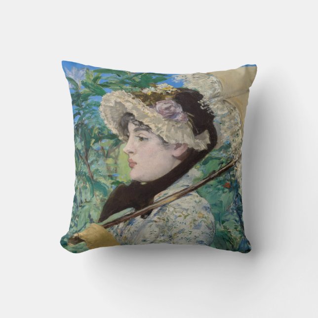 Coussin Edouard Manet - Jeanne / Printemps (Recto)