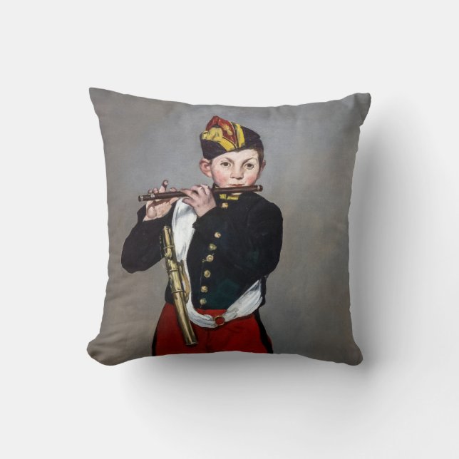 Coussin Edouard Manet - Le Fifer / Jeune Flutiste (Recto)