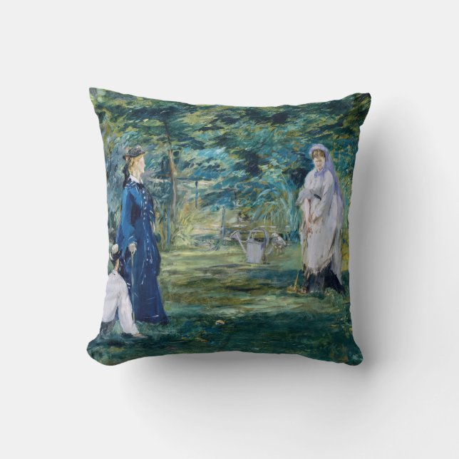 Coussin Edouard Manet - Une partie de croquet (Recto)