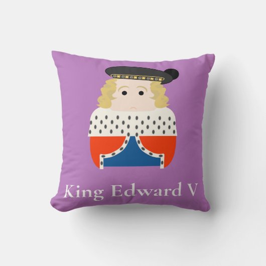 Coussin Édouard V, roi yorkiste d'Angleterre (Recto)