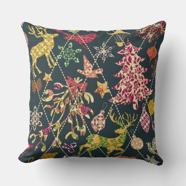 Coussin Édredon de Noël (Recto)