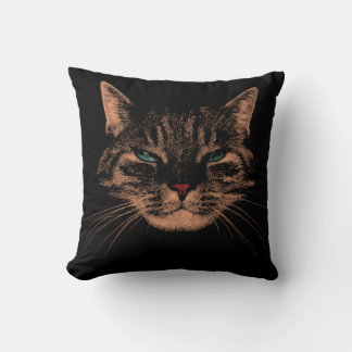 Coussin Eerie Eyes Chat Petrification Purrs Halloween Chat