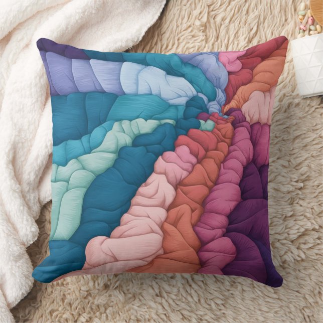 Coussin Effet de teinture crinkle (Couverture)