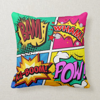 Coussin Effets sonores de bande dessinée