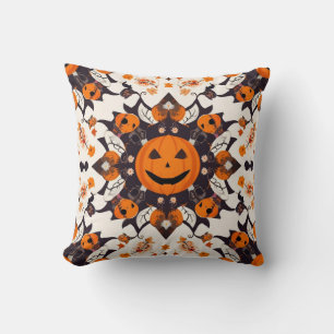 Coussin "Éffrayant Chic Halloween Motif Jeu d'oreiller C