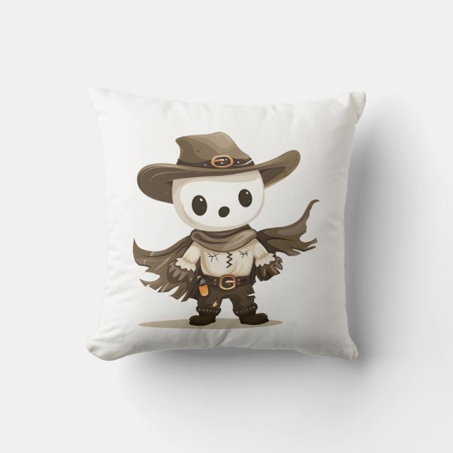 Coussin Éffrayant Cowboy Adventures (Recto)